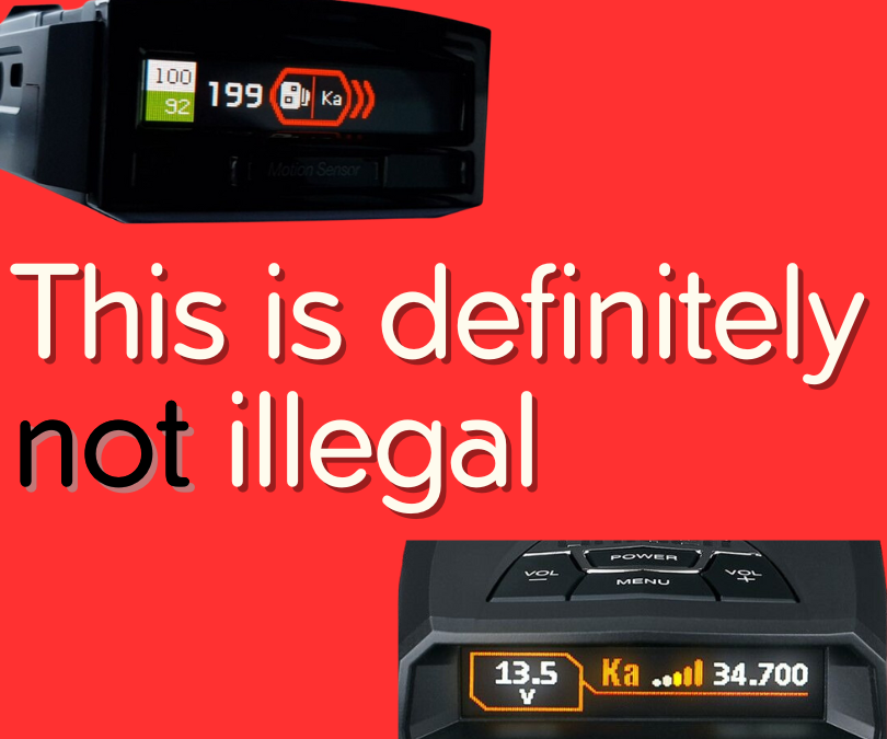 Is a radar detector legal in NZ?